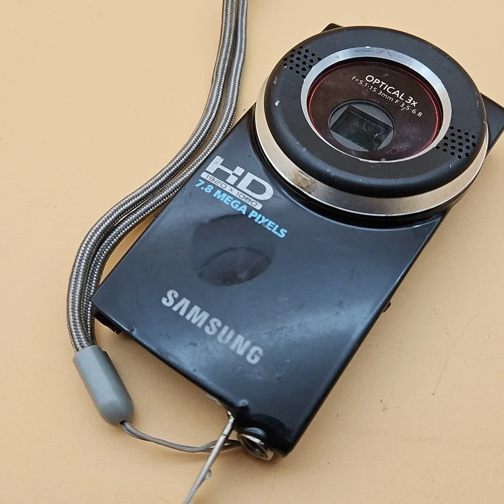 Samsung Pocket HD Digital Camcorder Camera HMX-U20 Black UNTESTED AS IS FOR PART